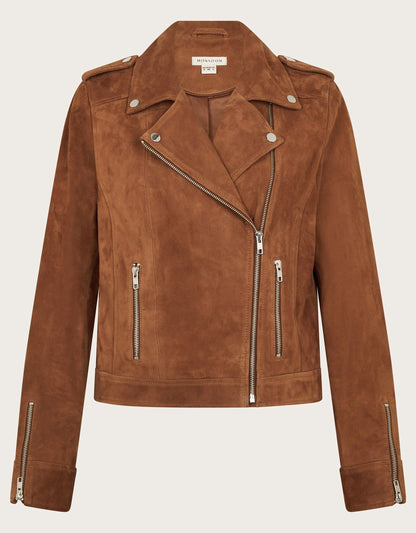 Sienna Suede Jacket Tan
