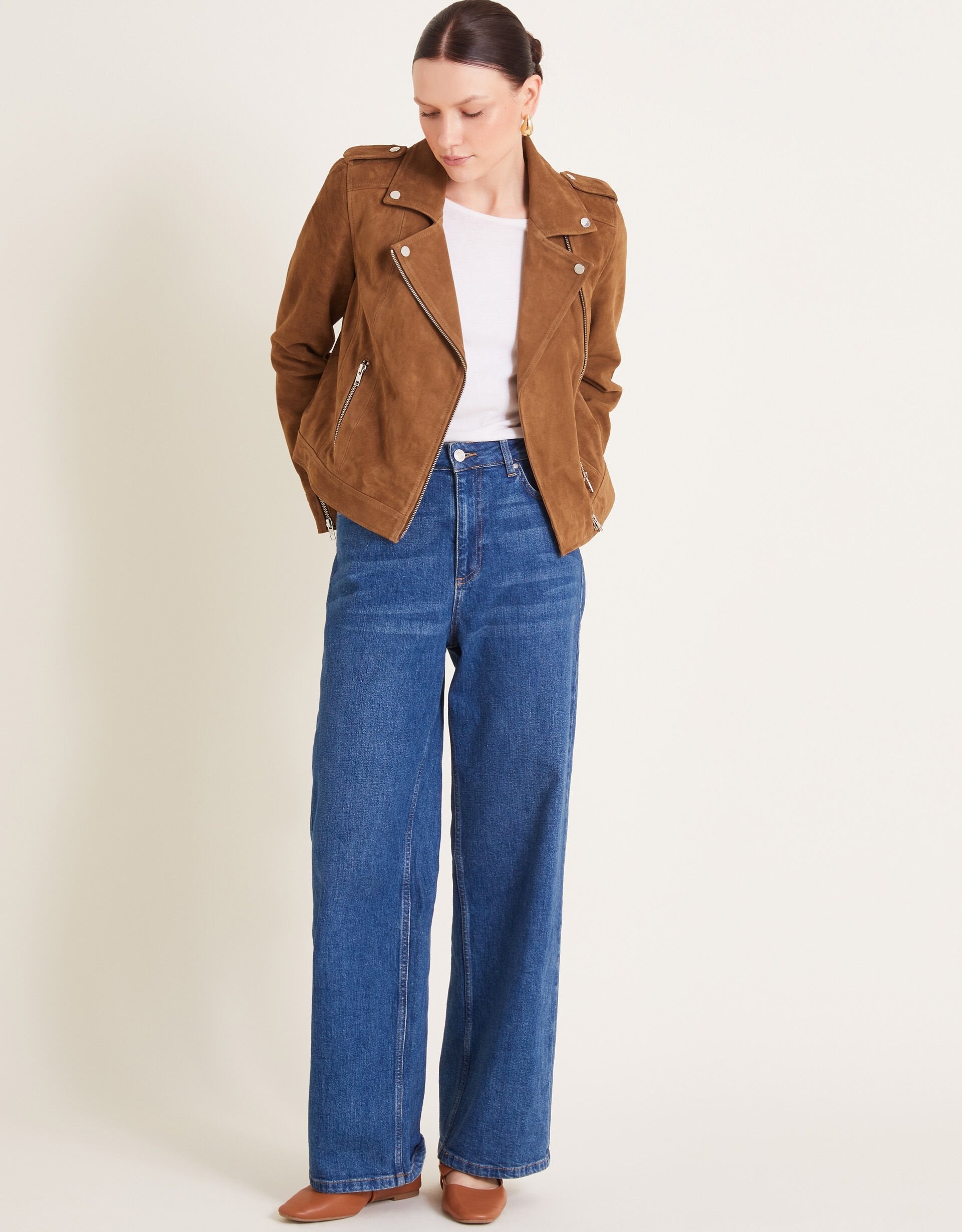 Sienna Suede Jacket Tan