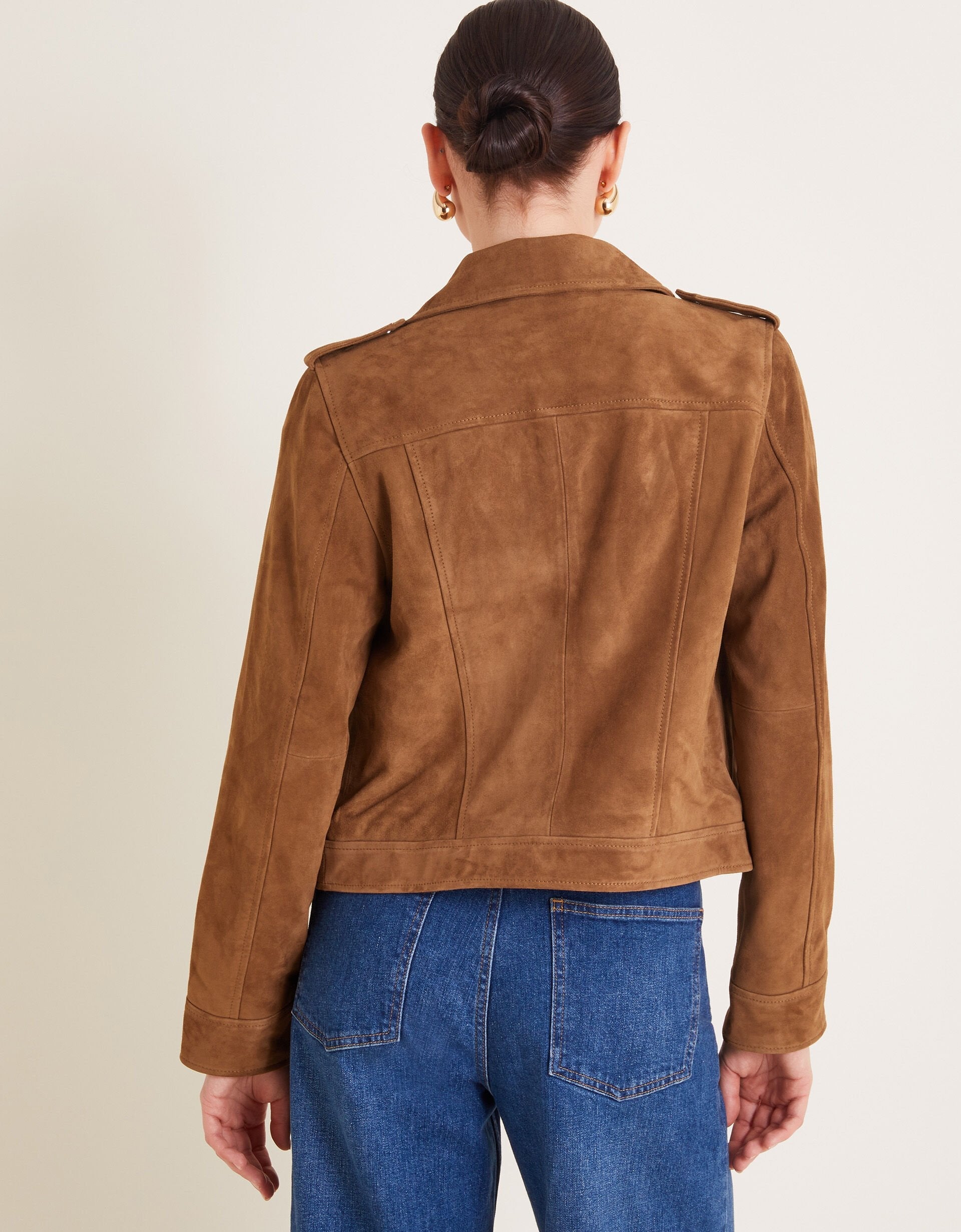 Sienna Suede Jacket Tan
