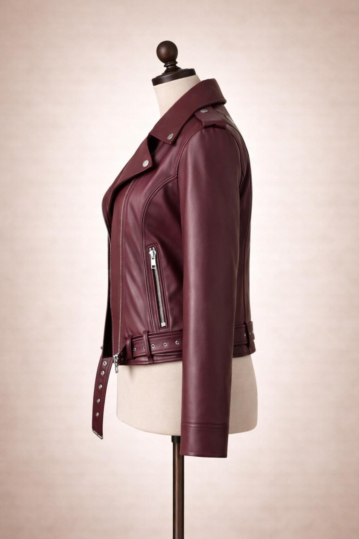Women’s Genuine Leather Biker Jacket