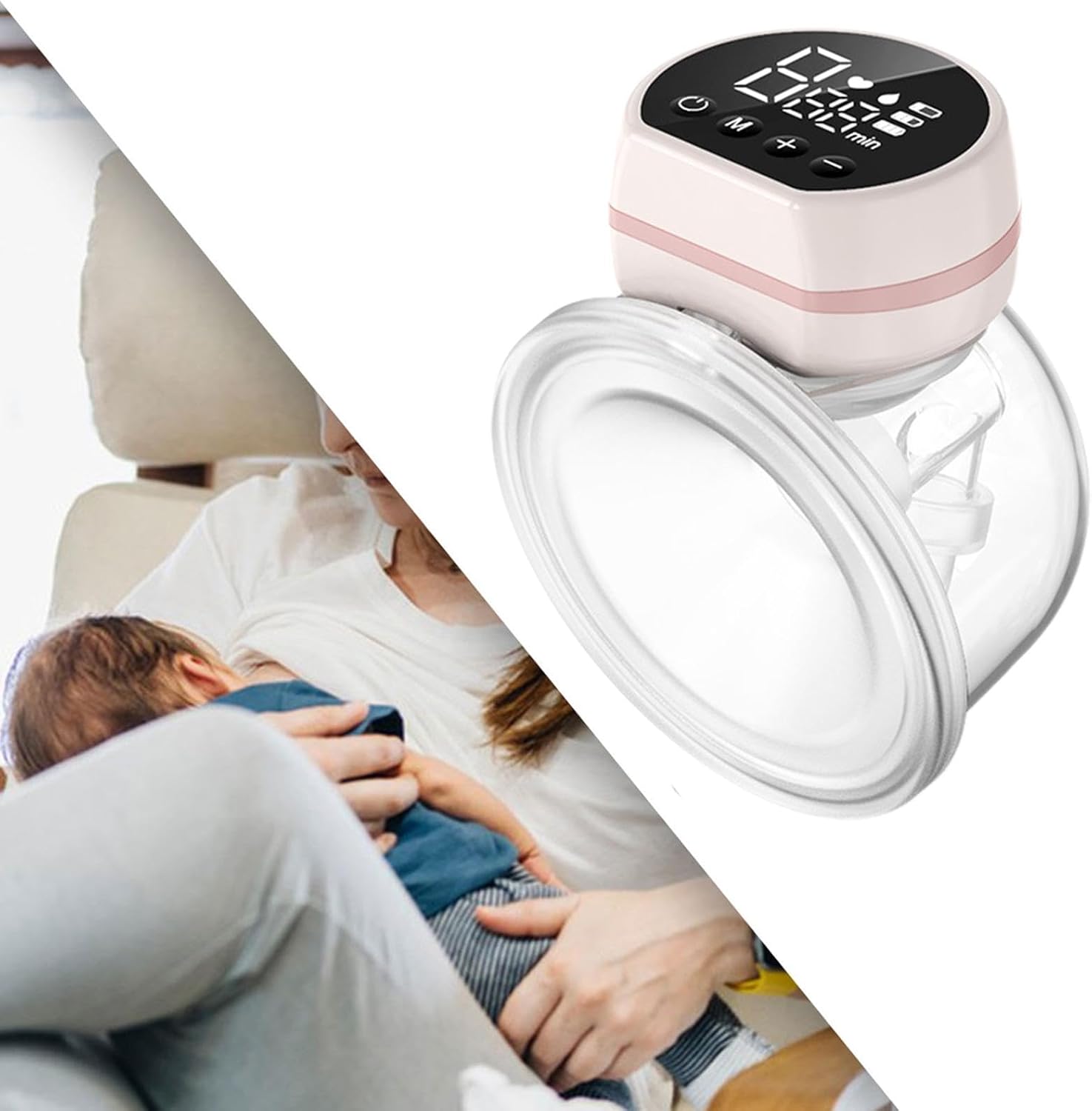 Electric Wearable Breast Pump | Rechargeable Hands-Free &amp; Portable Breast Pump with 2 Modes 9 Levels. - NextMamas