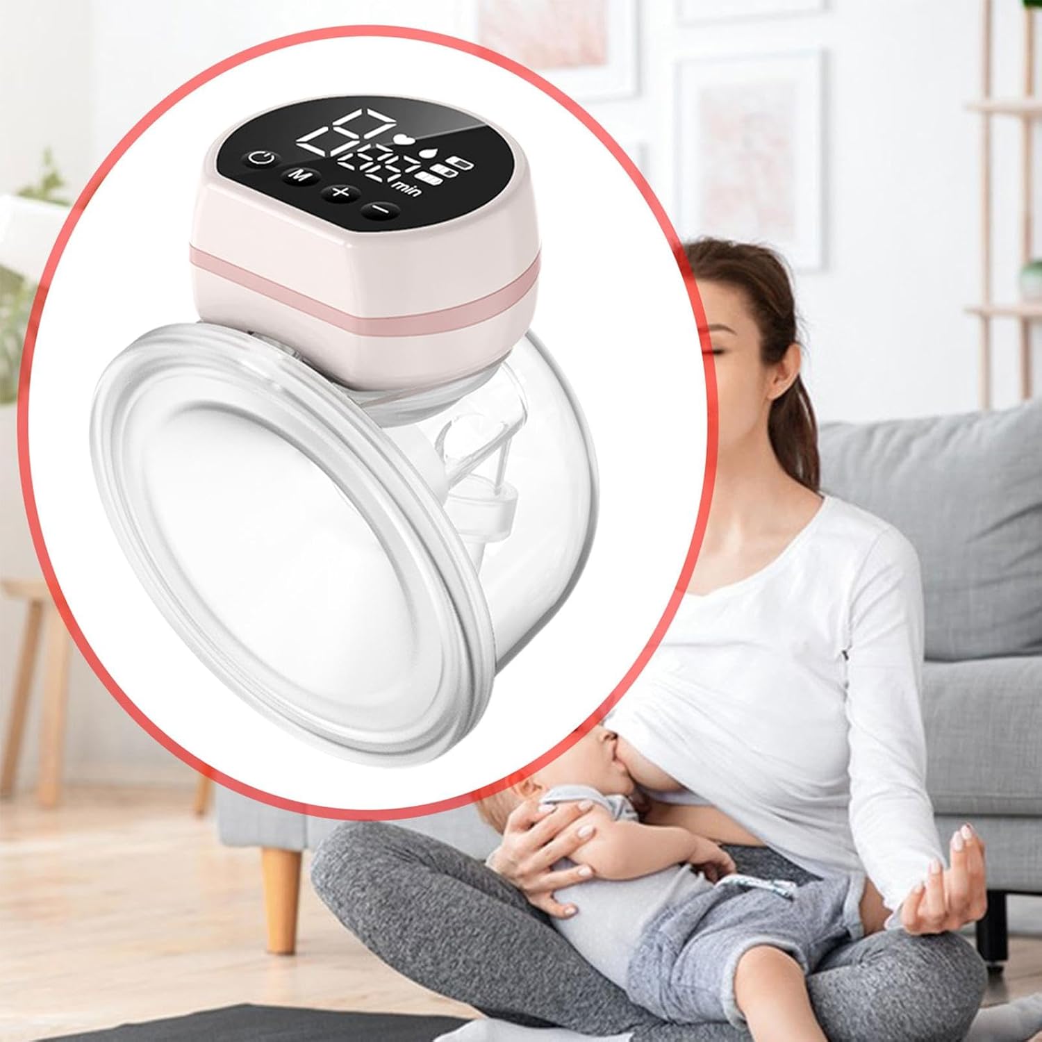 Electric Wearable Breast Pump | Rechargeable Hands-Free &amp; Portable Breast Pump with 2 Modes 9 Levels. - NextMamas