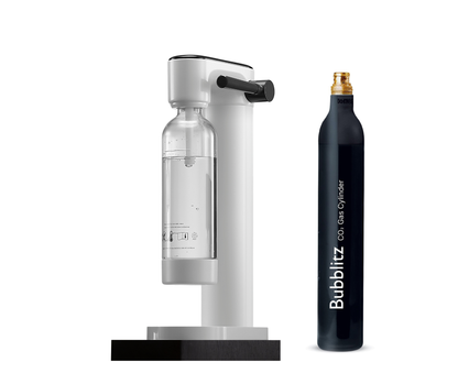 Bubblitz Sparkling Soda Water Maker with 1 x Water Bottle and 1 x CO2 Cylinder