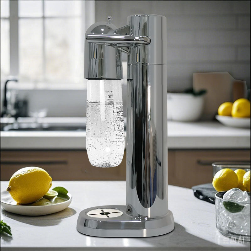 Sparkling Soda Water Maker with 1 x Water Bottle and 1 x CO2 Cylinder