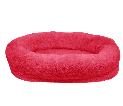 Comfy Giant Plush Faux Fur Bed | All Weather, Winters, Summers Bed | Removeable &amp; Washable Cover - NextMamas