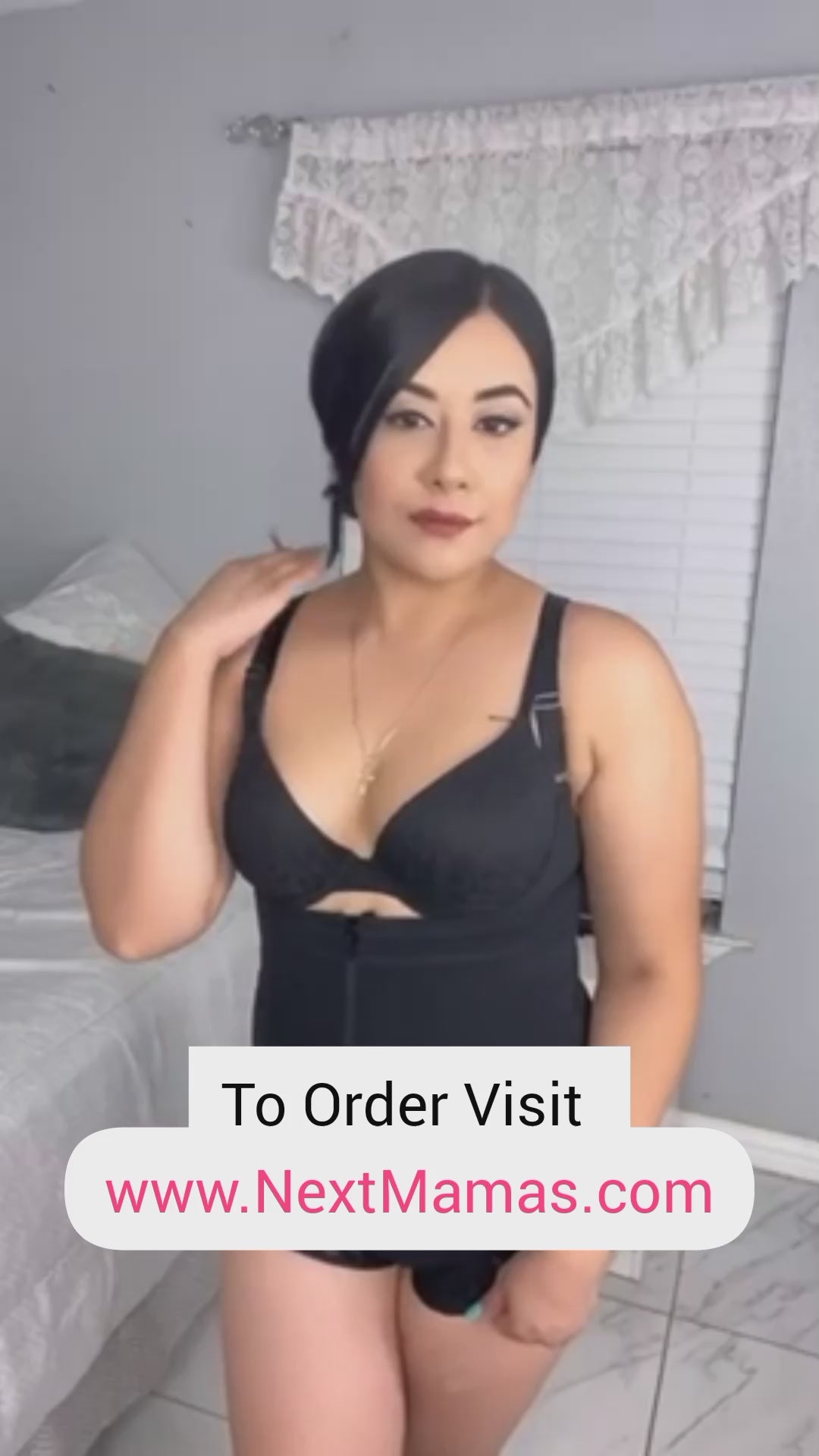 Tummy Control Shapewear Bodysuit (Zipper, No Hooks)