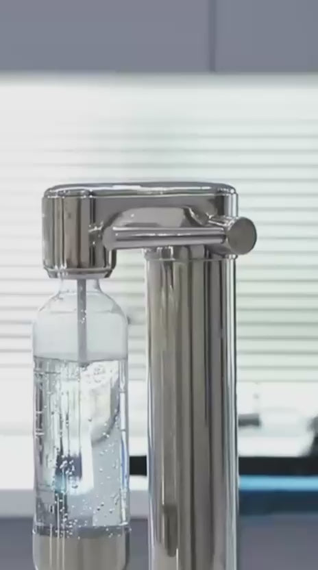 Bubblitz Sparkling Soda Water Maker with 1 x Water Bottle and 1 x CO2 Cylinder