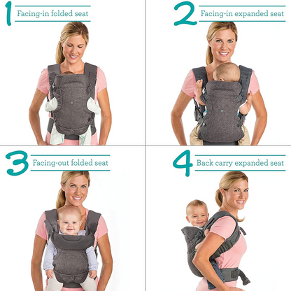 Front &amp; Back Carry Bag For Newborns - NextMamas