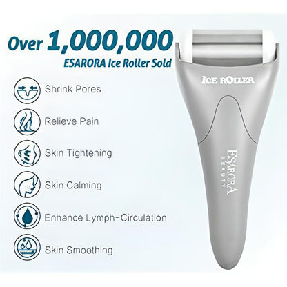 Ice Roller for Face and Eyes Puffiness | Pain Relief and Minor Injury, Skin Care Products with 2 Roller. - NextMamas