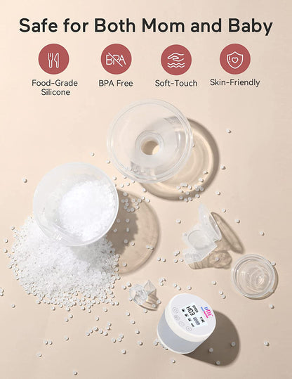 Electric Wearable Breast Pump | Rechargeable Hands-Free &amp; Portable Breast Pump with 2 Modes 9 Levels. - NextMamas