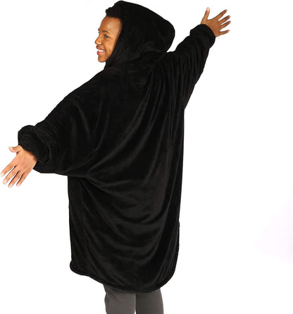 Oversized Hoodie For Adults &amp; Kids  |  Microfiber &amp; Sherpa Wearable Blanket. - NextMamas
