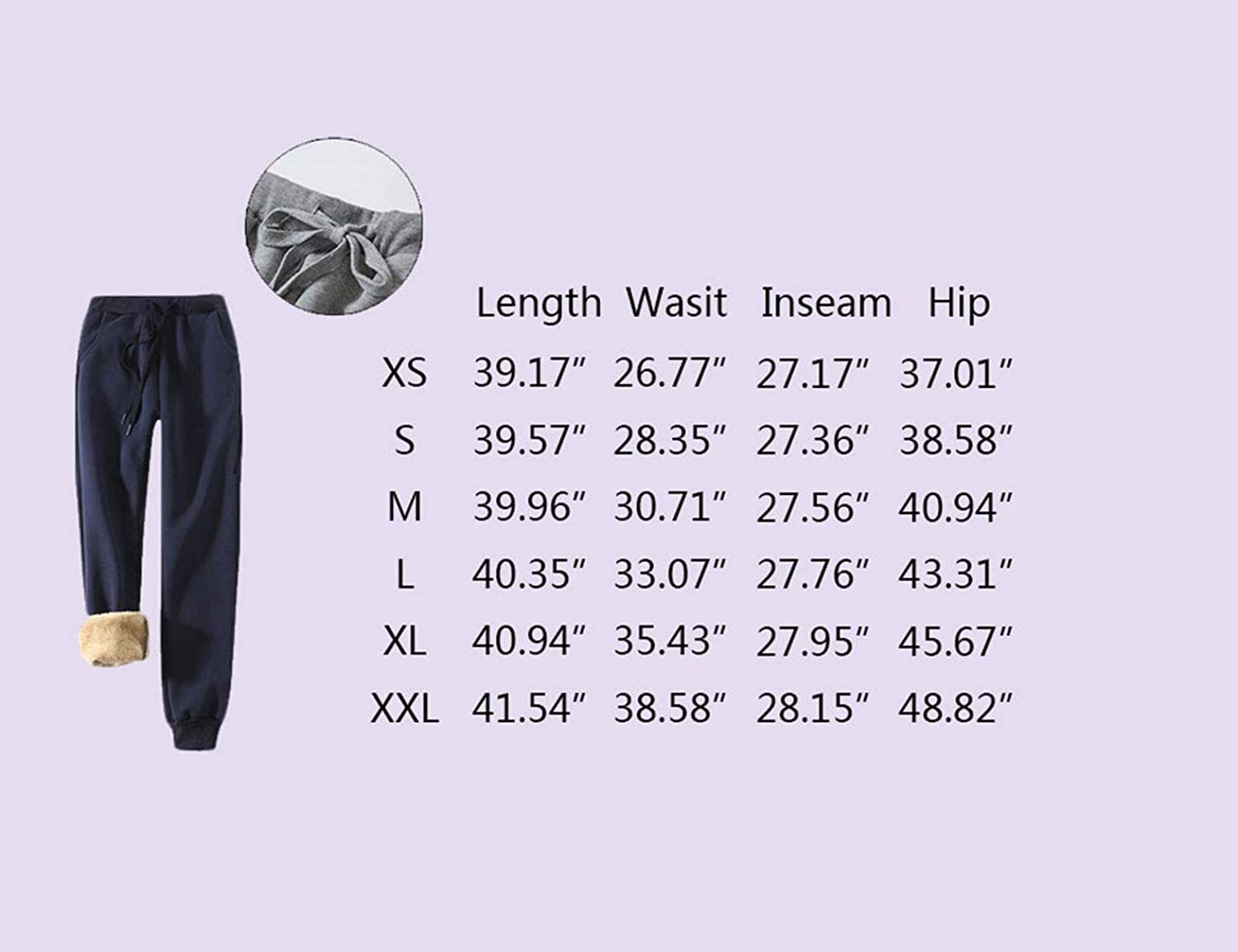 Comfy Womens Fleece Lined Joggers - NextMamas