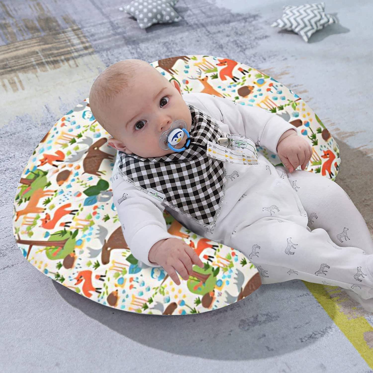 Nursing Pillow with Cover | Cotton Blend Fabric - NextMamas