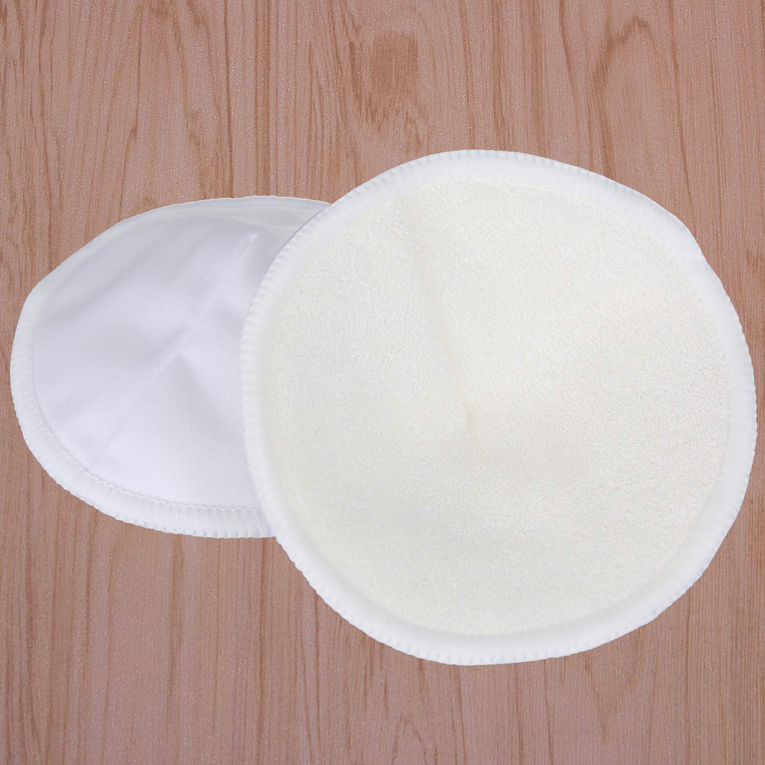 Buy LuvLap Natural Bamboo Washable Nursing Breast Pads With Lace, 10 pcs  Online at Best Price