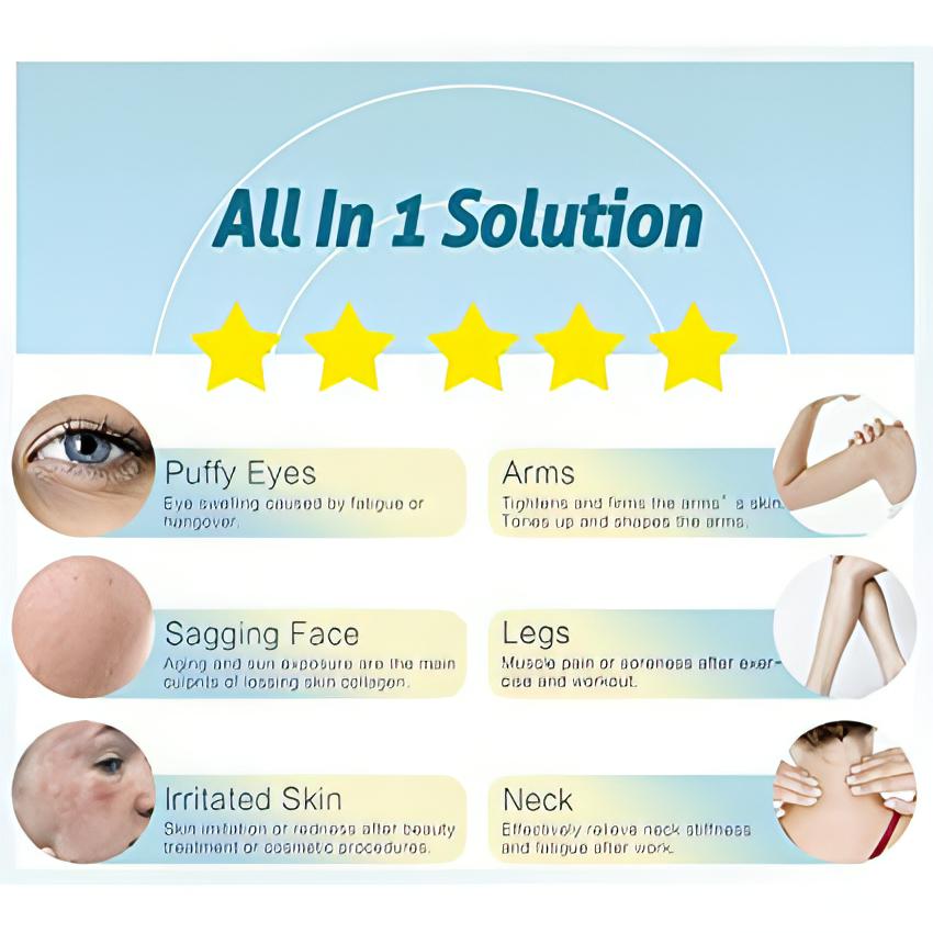 Ice Roller for Face and Eyes Puffiness | Pain Relief and Minor Injury, Skin Care Products with 2 Roller. - NextMamas