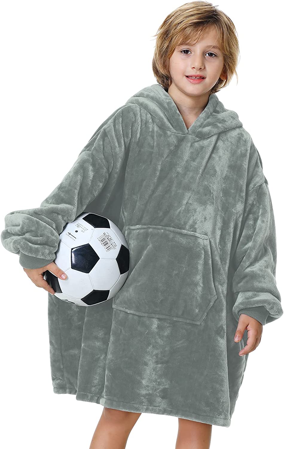 Oversized Hoodie For Adults &amp; Kids  |  Microfiber &amp; Sherpa Wearable Blanket. - NextMamas