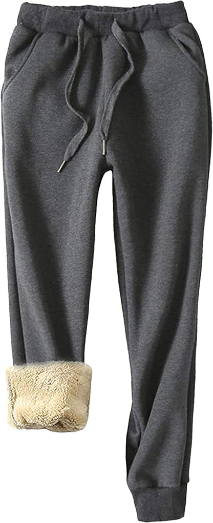 Comfy Womens Fleece Lined Joggers - NextMamas