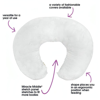 Nursing Pillow with Cover | Cotton Blend Fabric - NextMamas