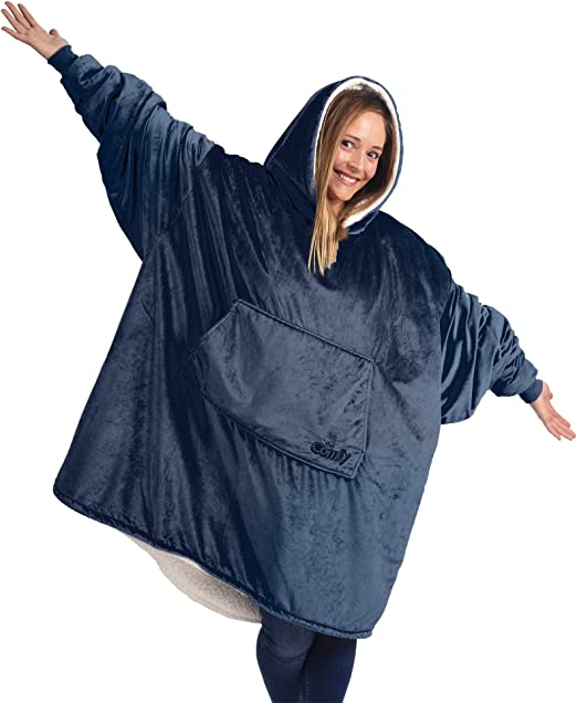 Oversized Hoodie For Adults &amp; Kids  |  Microfiber &amp; Sherpa Wearable Blanket. - NextMamas