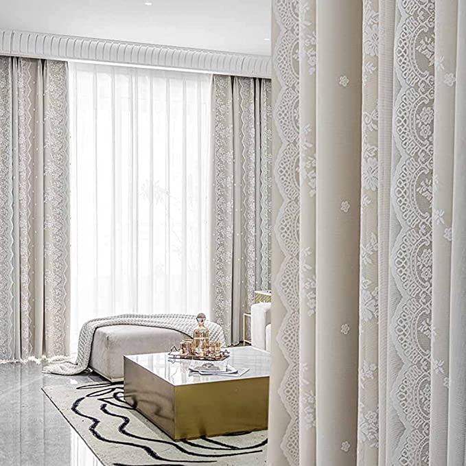 Double Layer Blackout Curtain with Tulle – 53”x96” (1 Panel + 1 Sheer) - NextMamas