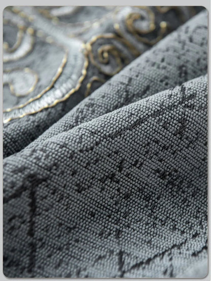 European-Style Embroidered Curtain Set – 52”x96” (1 Panel + 1 Sheer) - NextMamas