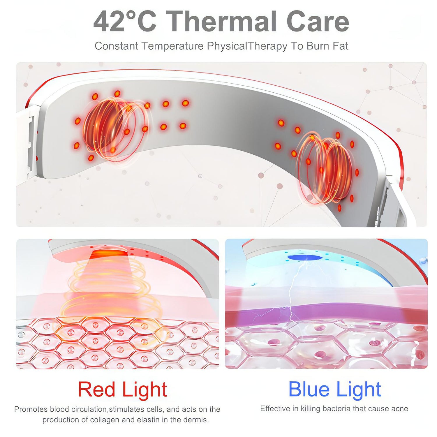 Infrared Face‑lifting Vibrating Belt | Remove Double‑Chin, Sin Glow, Tightening &amp; Skin Lift - NextMamas