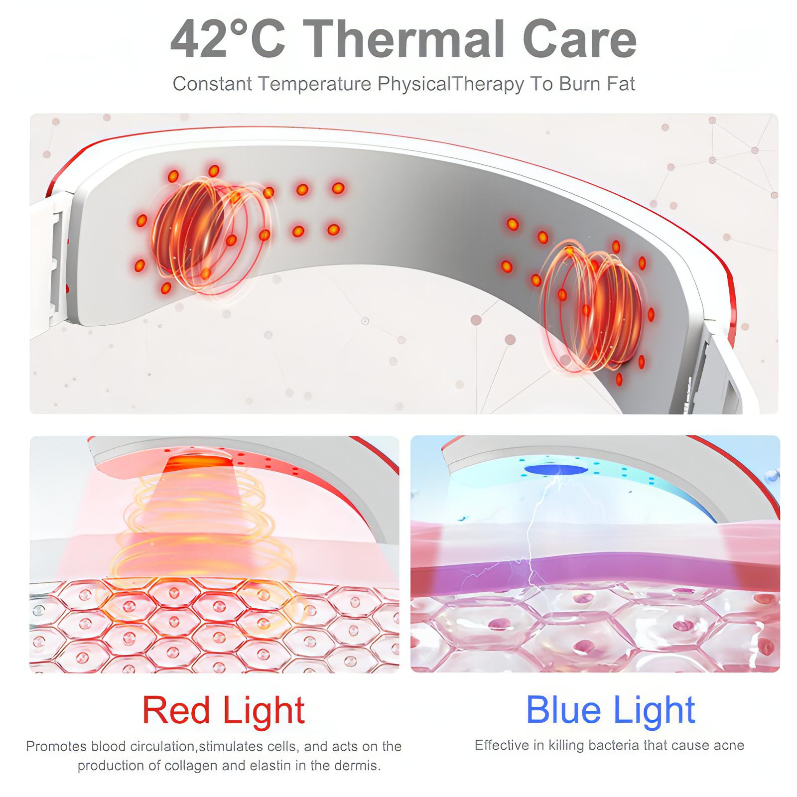 Infrared Face‑lifting Vibrating Belt | Remove Double‑Chin, Sin Glow, Tightening &amp; Skin Lift - NextMamas