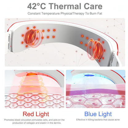 Infrared Face‑lifting Vibrating Belt | Remove Double‑Chin, Sin Glow, Tightening &amp; Skin Lift - NextMamas