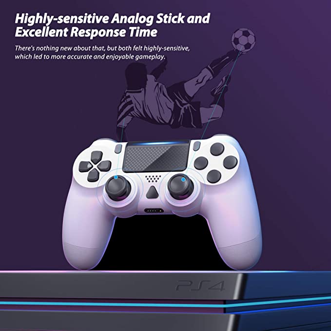 Wireless Game Controller – PS4 Compatible with Dual Vibration - NextMamas