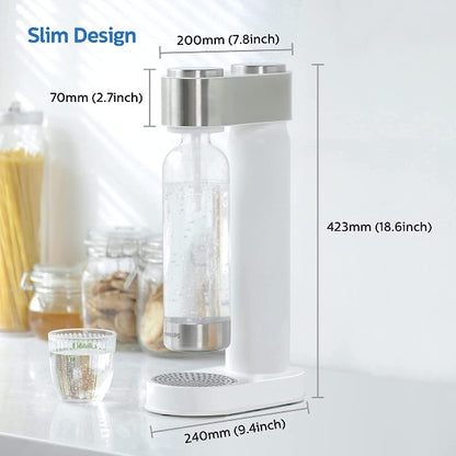 Sparkling Soda Water Maker | Soda Maker with Water Bottle and CO2 Cylinder. - NextMamas