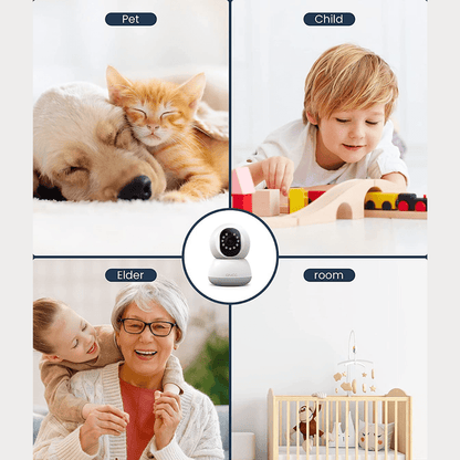 Baby Monitor with Camera &amp; Audio – 3MP Night Vision + Motion Detection - NextMamas