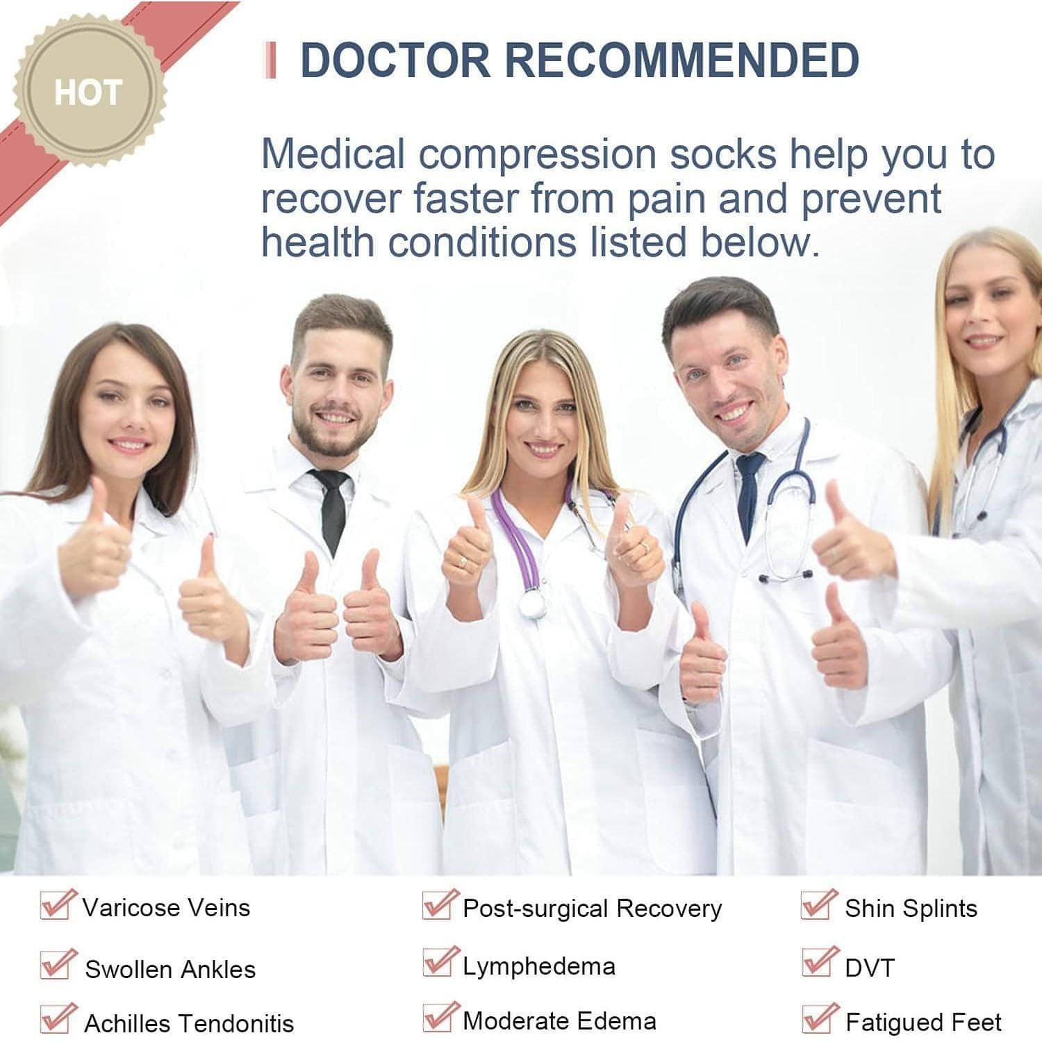 Compression Socks Stocking | For Pregnancy Leg Swelling, Leg Edema, Leg Pain, Varicose Vein, Surgery &amp; DVT - NextMamas