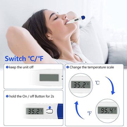 Digital Thermometer – Oral, Armpit &amp; Rectal Use - NextMamas