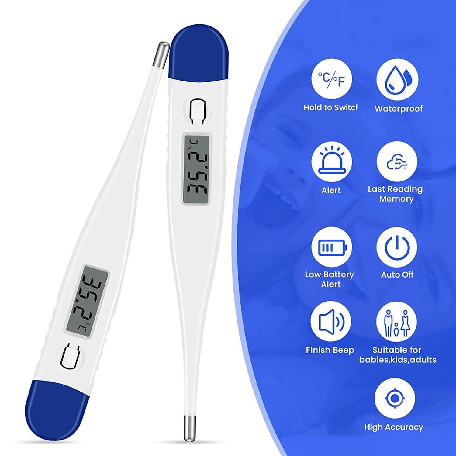 Digital Thermometer – Oral, Armpit &amp; Rectal Use - NextMamas