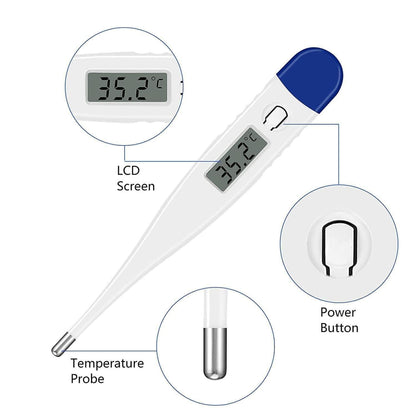 Digital Thermometer – Oral, Armpit &amp; Rectal Use - NextMamas
