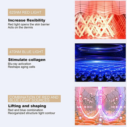 Infrared Face‑lifting Vibrating Belt | Remove Double‑Chin, Sin Glow, Tightening &amp; Skin Lift - NextMamas