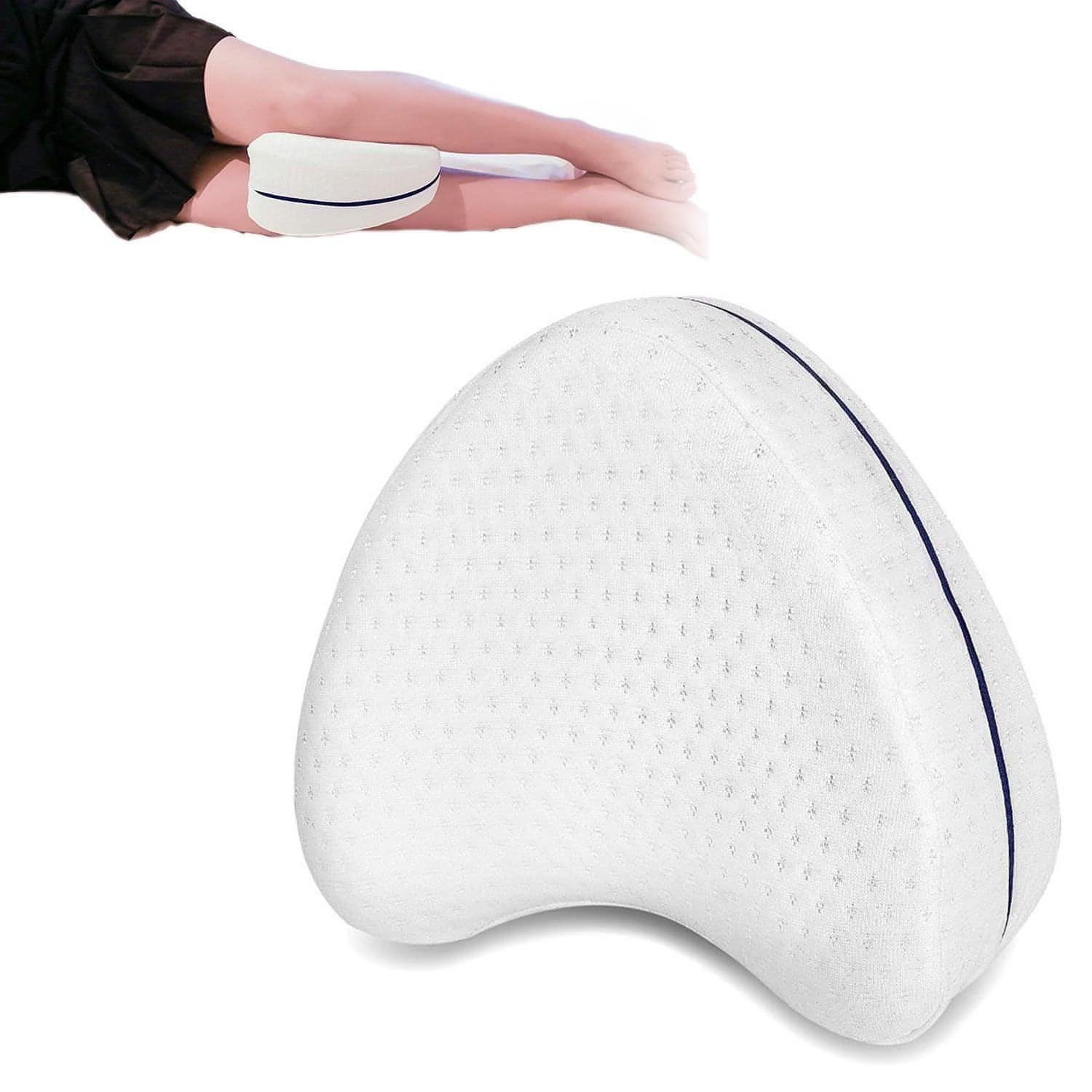 Knee &amp; Leg Pillows Foam Support Pillow for Sleeping for Back Pain | Relieves Leg &amp; Back Pain, Best for Pregnancy Sleep - NextMamas