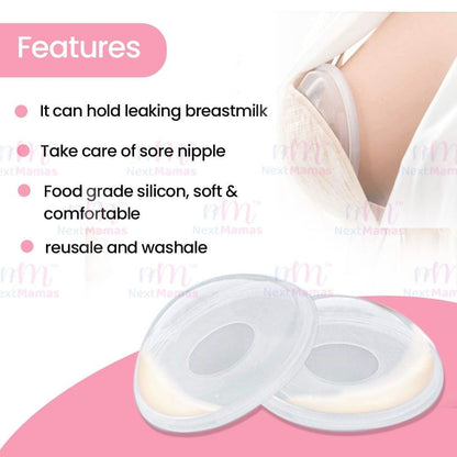 Reusable Breast Milk Collector | Collect Breastmilk Leaks, Breast Shells, Nursing Cups, Milk Saver - NextMamas