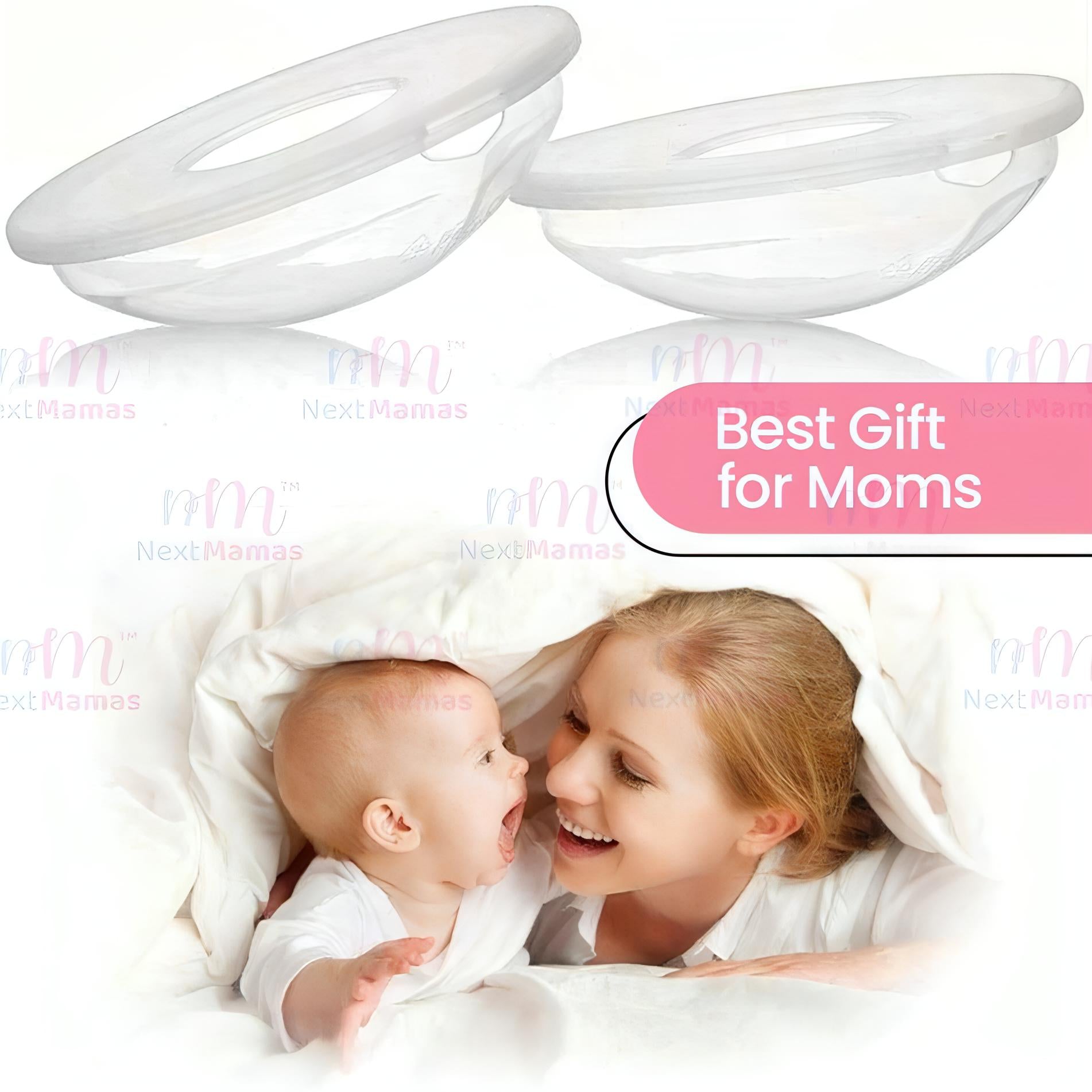 Lukinuo Milk Collector for Breastfeeding 2 Pack  