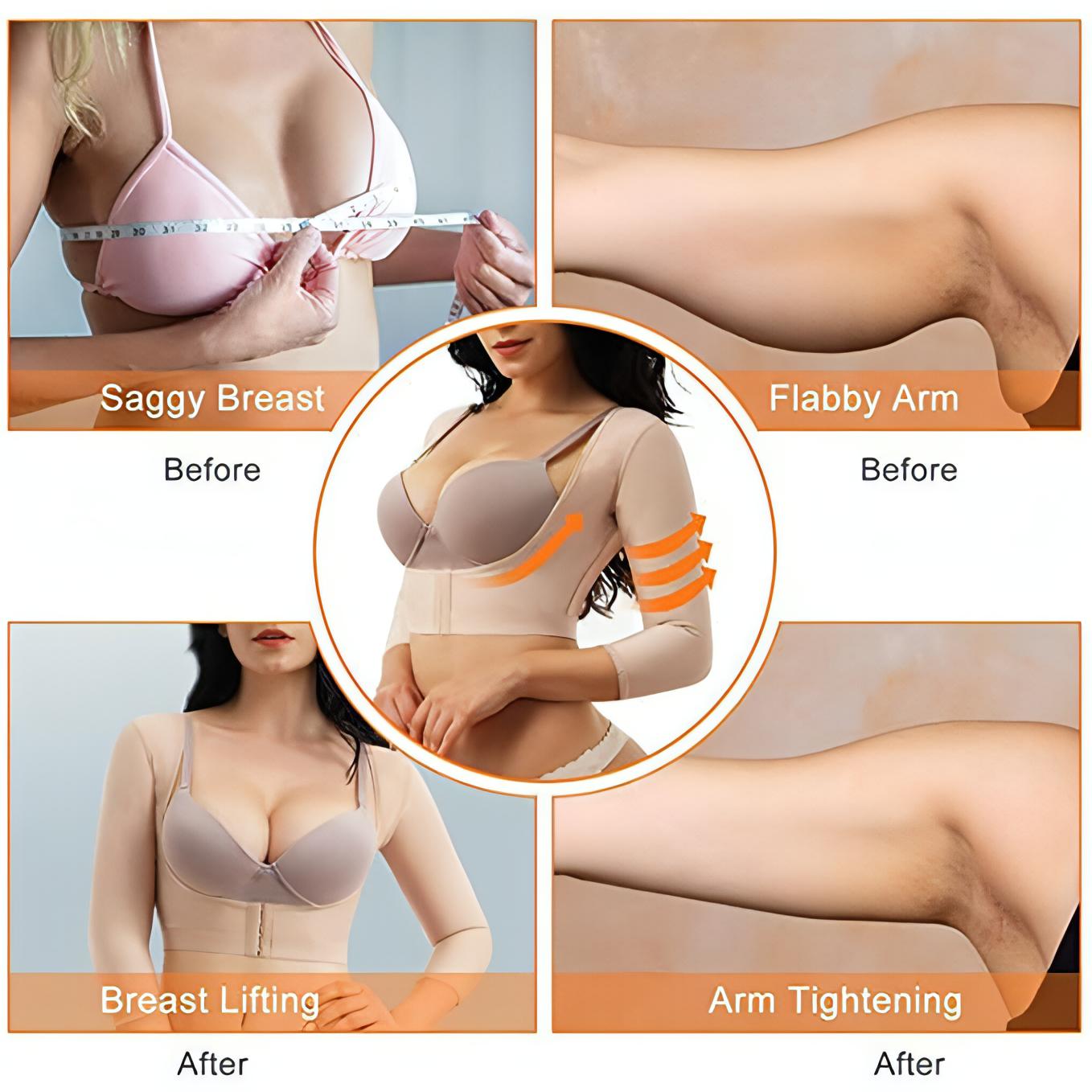 Upper Body & Arm Shaper – Compression Sleeves for Women