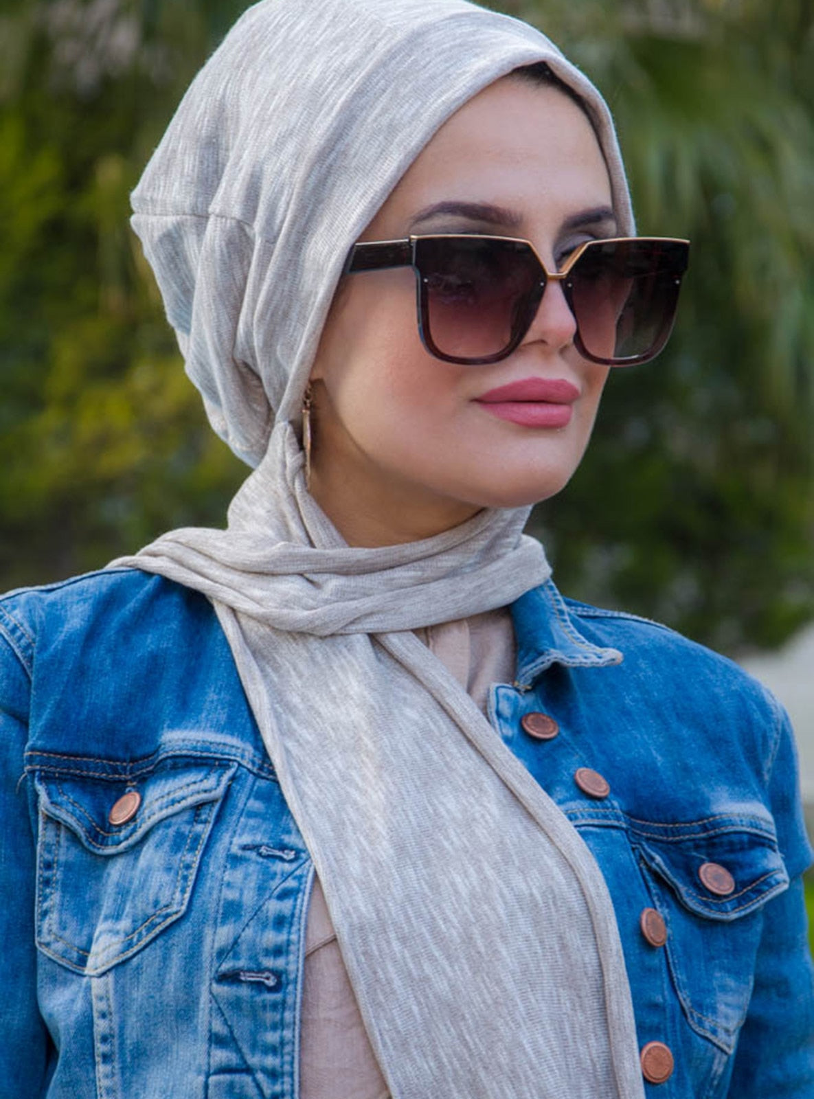 Plain Stylish Instant Scarf - NextMamas